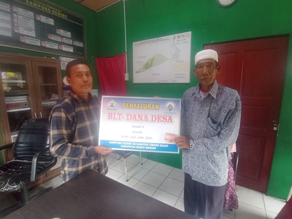 Pembagian Bantuan Bantuan Langsung Tunai Tahun Anggaran 2025
