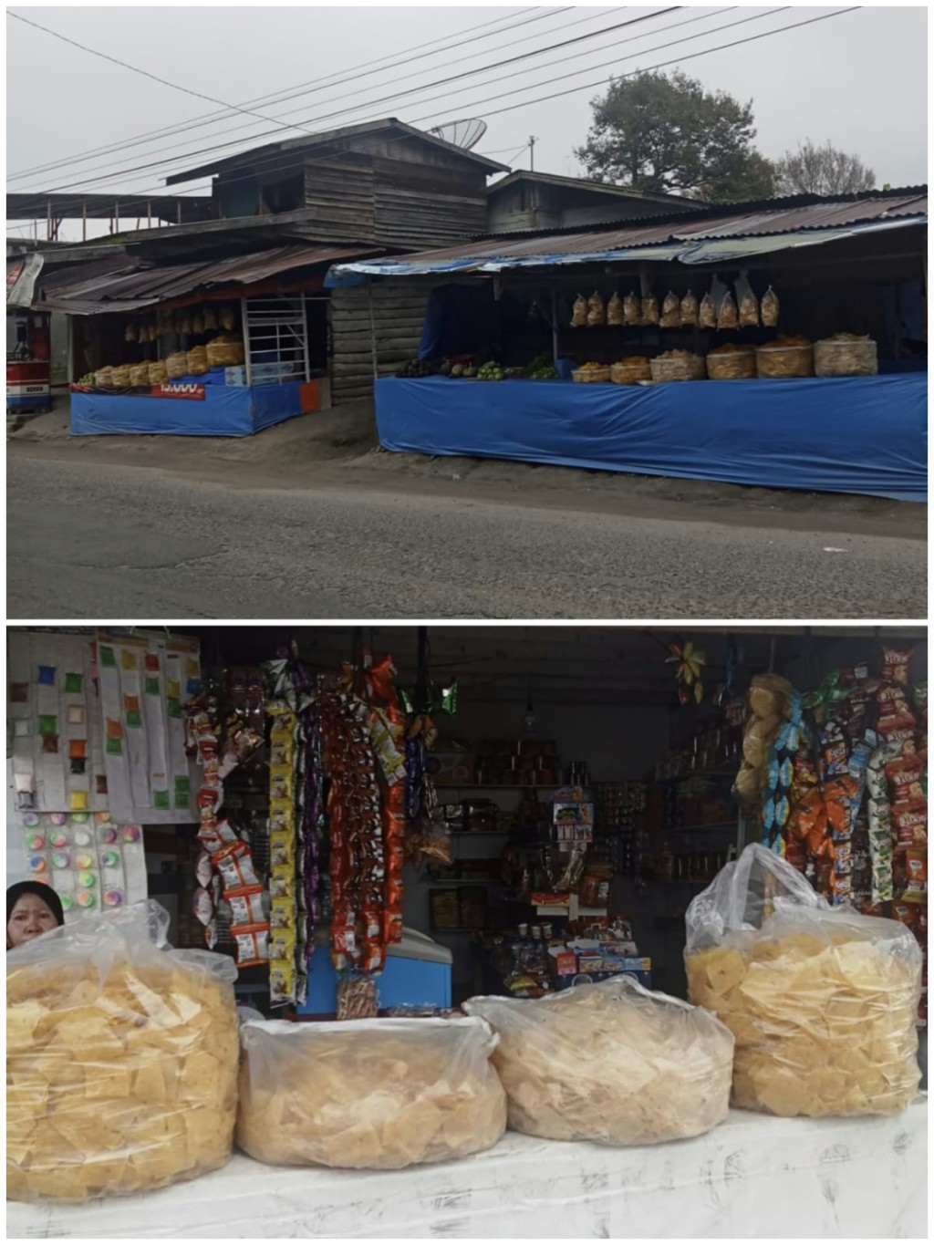 Perdagangan hasil UMKM kerupuk opak Masyarakat Kampung Kenine kecamatan timang gajah